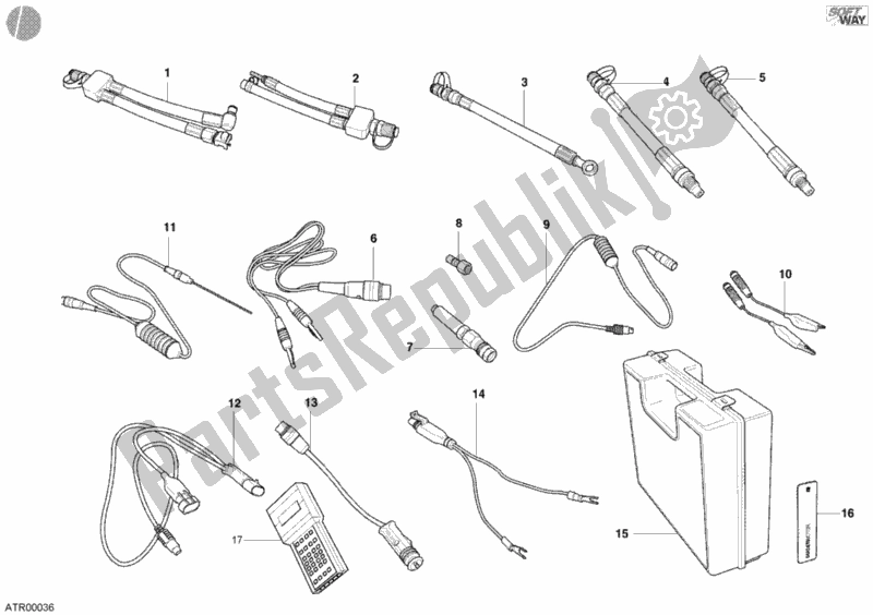 Tutte le parti per il Strumento Di Controllo Della Pressione del Ducati Sport ST4 S ABS 996 2003